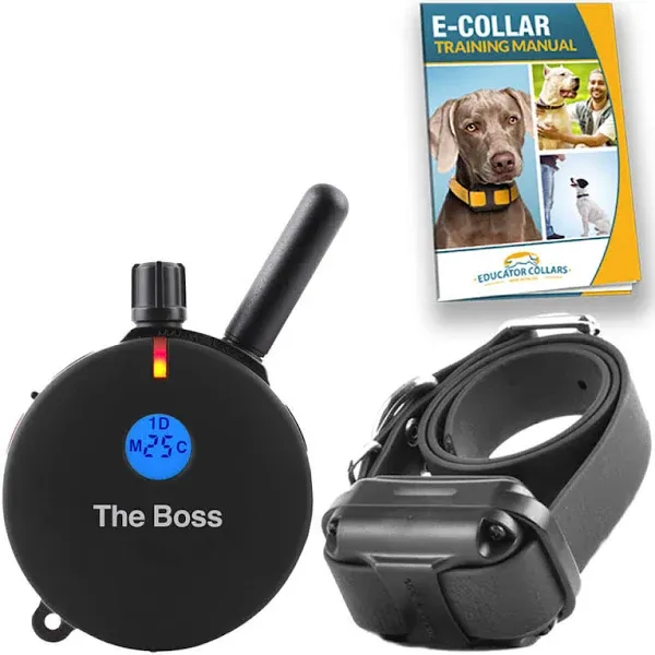 E-Collar ET-800 &#034;THE BOSS&#034; 1 Mile BIG DOG Remote Trainer AUTO CHARGER FREE!