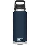 Yeti - 36 oz Rambler Bottle with Chug Cap Navy