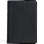 CSB Large Print Compact Reference Bible, Black Leathertouch: CSB Compact Reference Bible, Black Leathertouch: Christian Standard Bible, Black Leathertouch, Reference Bible