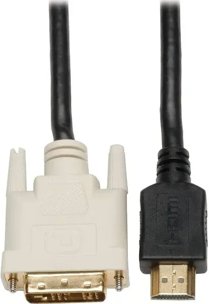 Tripp Lite HDMI to DVI Cable, Digital Monitor Adapter Cable (HDMI to DVI-D M/M) 3-ft.(P566-003),Black