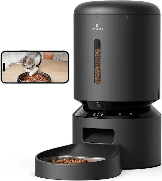 PETLIBRO Automatic Cat Feeder with Camera for Two Cats 1080P HD Video with Night Vision