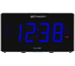 Emerson ER100105 Smartset Sound Therapy Alarm Clock Radio, Black