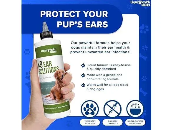 Liquid Health K9 Ear Solutions 12 oz