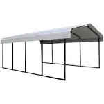 Arrow Steel 12 ft x 20 ft x 7 ft Carport, Eggshell