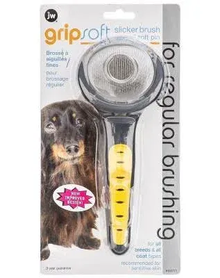 JW Pet GripSoft Soft Slicker Brush