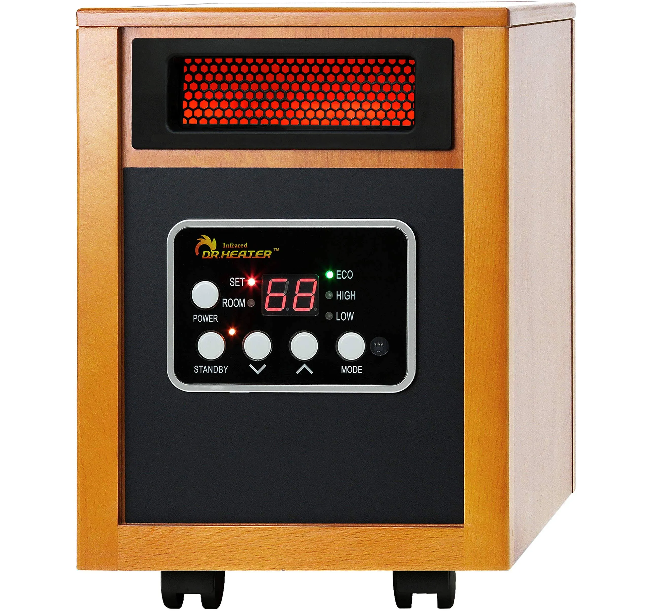 Dr Infrared Heater Space Dual Heating System Original 1500W Infrared Portable