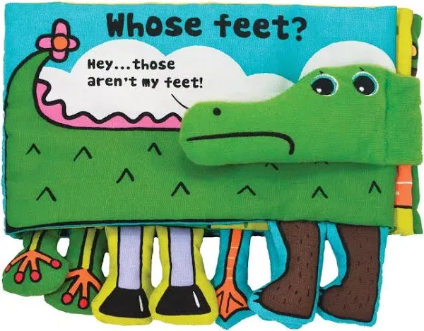 Melissa & Doug Soft Activity Baby Book - Whose Feet?