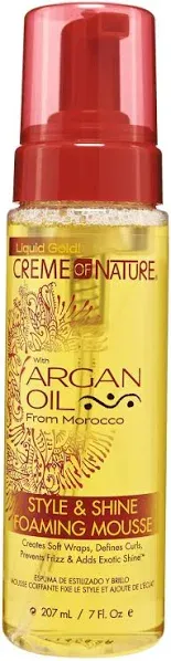 Creme of Nature Argan Oil Style Shine Foaming Mousse