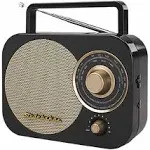 Studebaker Portable AM/FM Radio (Black)