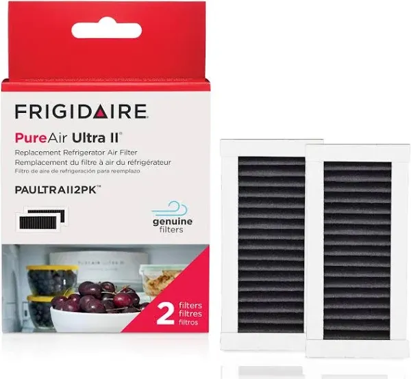 Frigidaire PAULTRAII2PK PureAir Ultra II 2 Pack Air Filter, 2 Count (Pack of 1)