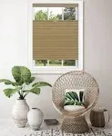 Achim 35 x 64 in. Top Down-Bottom Up Cordless Honeycomb Cellular Shade, Wheat