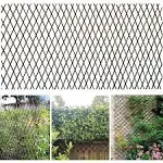 GLANT Lattice Fence Willow Expandable Plant Climbing Lattices Trellis Fence,Open Screen Willow Fencing,Willow Expandable Trellis Fence (1)