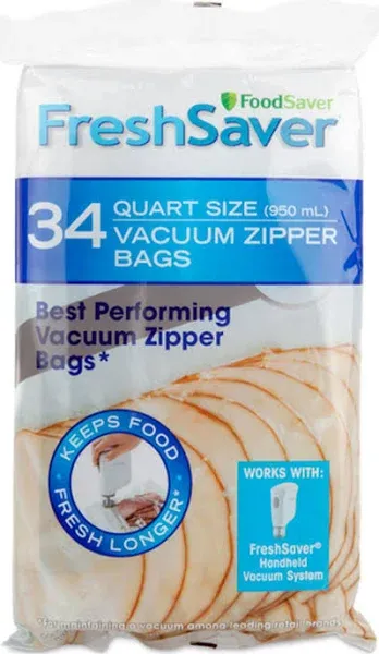 Foodsaver Zipper Bags Vacuum FSFRBZ0236-000R