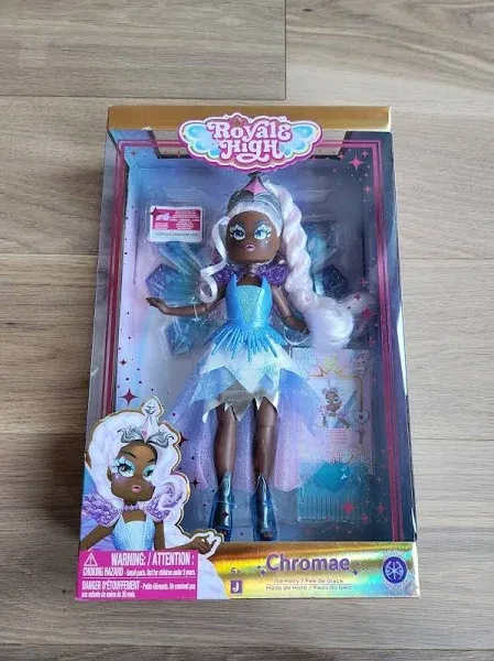 Royale High Chromae- Ice fairy Fashion doll Series 1 with virtual item code