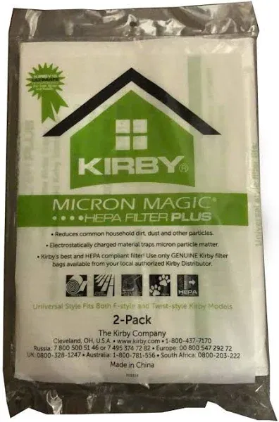 Kirby HEPA Filtration Vacuum Bags