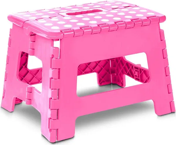 11 Inch Folding Step Stool 1pack Plastic Foldable Step Stools For Kids Adults Ki