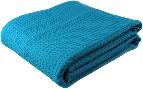 Waffle Towels Quick Dry Lint Free Thin Bath Sheets 40x80 Oversized Extra Larg...