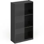 Furinno Basic 3 - Tier Bookcase Storage Shelves, Espresso