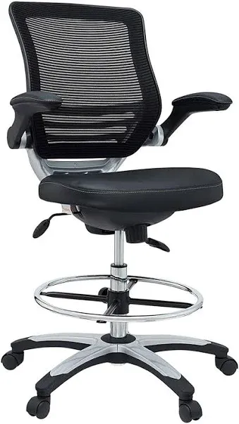 Modway Edge Black Drafting Chair