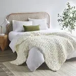 Madison Park Chenille Chunky Knit Throw - Ivory