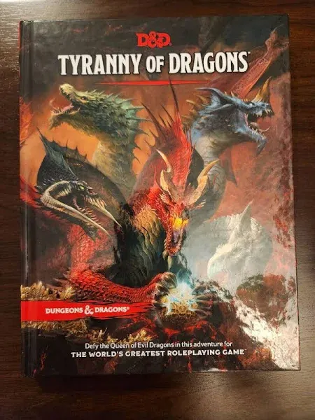 Tyranny of Dragons (D&D Adventure Book Combines Hoard of the Dragon Queen + The Rise of Tiamat)