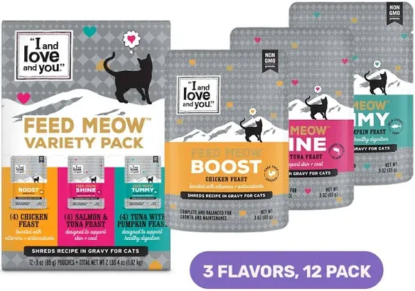 PetFlow I and Love and You Feed Meow Variety Pack