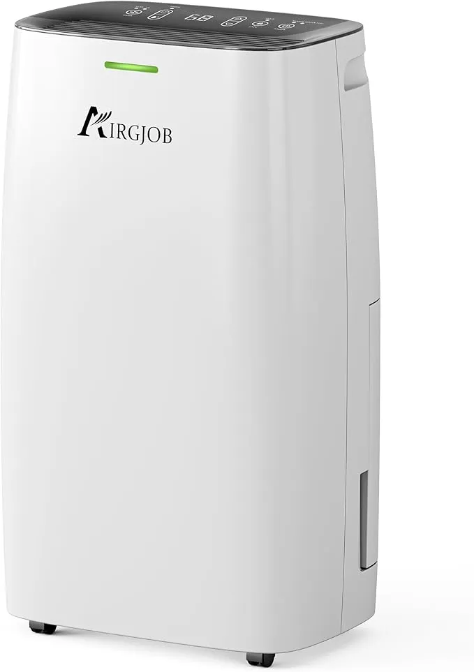 32-Pint Dehumidifier for Basement and Large Room - 2100 Sq. Ft, Quiet Dehumidifier for Large Capacity Room Home Bathroom Basements - Auto Continuous Drain Remove Moisture with Child Lock