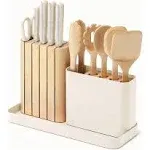 Caraway 14-Piece Cream Knife and Utensil Prep Set