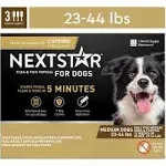 Nextstar Flea & Tick Topical for Medium Dogs 23-44 lbs - 3 ct