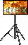 Tripod TV Stand for 2375 Inch Flat ScreenCurved Tvs up to 100 Lbs Outdoor TV