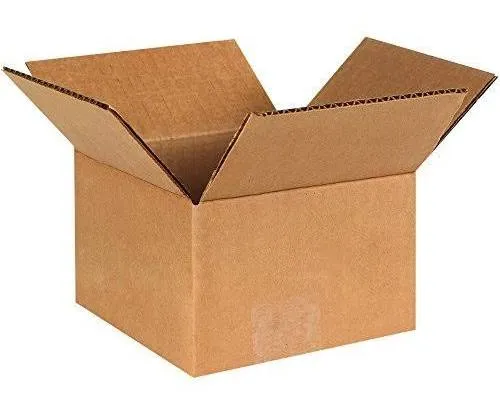 Box USA 6x6x4 Corrugated Boxes, Small, 6L x 6W x 4H, Pack of 100 | Shipping, Packaging, Moving, Storage Box for Home or Business, Strong Wholesale