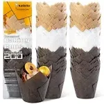 Katbite Tulip Cupcake Liners Muffin Baking 200pcs