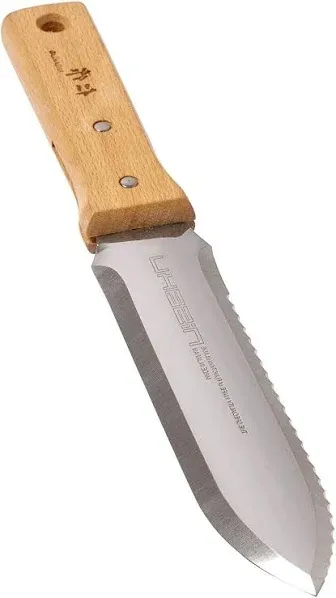 Nisaku 7.25 in Blade Hori-Hori Stainless Steel Tomita Weeding Knife