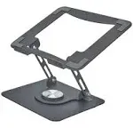 Uncaged Ergonomics Swivel Laptop Stand Black