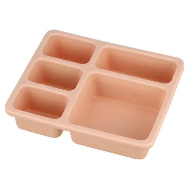 Austin Baby Collection Silicone Bento Box in Ripe Peach