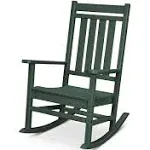 POLYWOOD Estate Porch Rocking Chair - Green