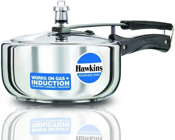 New Hawkins Stainless Steel 3.0 Liter extra thick Pressure Cooker Free Shipping