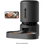 PETLIBRO Automatic Cat Feeder with Camera, 1080p HD Video & Night Vision, 5G WiFi Feeder with 2-Way Audio, Motion & Sound Alerts - Dual Tray, Black