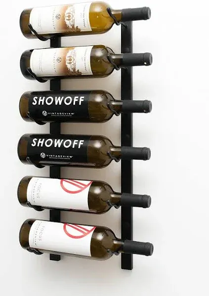 VintageView W Series 2 Ft 6 Bottle Wall Mounted Wine Rack