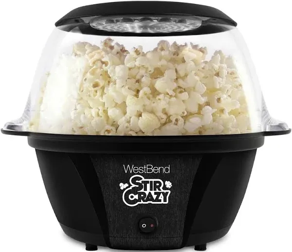 West Bend 6 Qt Stir Crazy Popcorn Machine