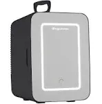 Frigidaire Efmis170-black .35 Cubic-Foot 10-Liter 15-Can Mini Portable Personal Fridge with Lighted Mirror Door