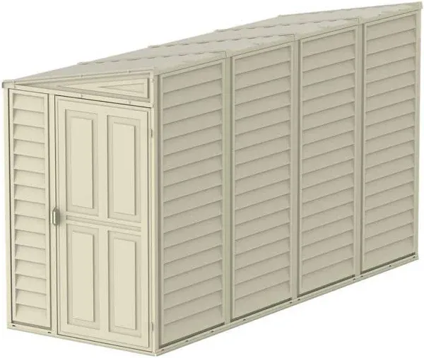 DuraMax 4 ft x 10 ft SideMate Vinyl Storage Shed