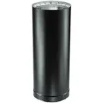 DuraVent 6DVL-12 DVL 6" Double Wall Black Pipe - 12"