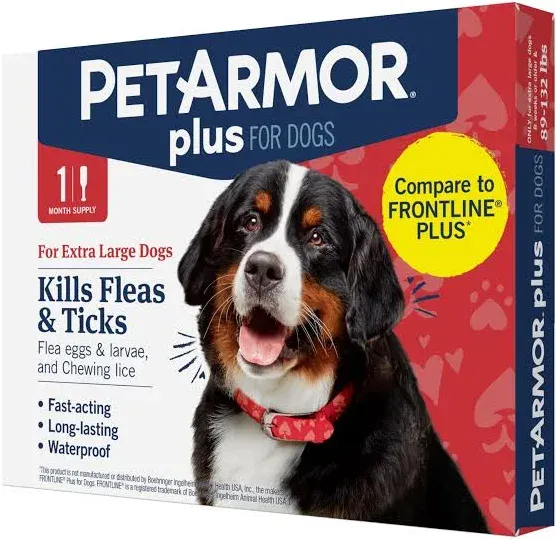 PetArmor Plus Flea and Tick Treatment Dogs