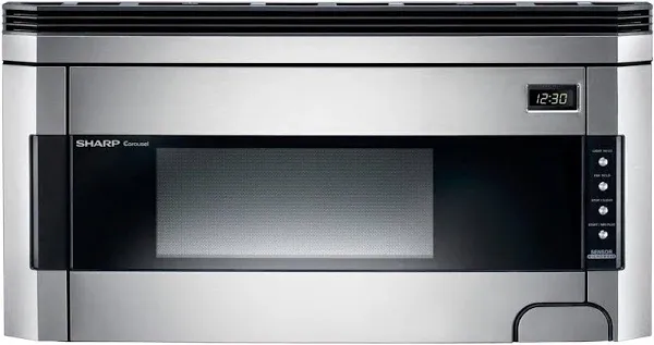 Sharp 1.5 Cu. ft. Stainless Steel Over-the-Range Microwave