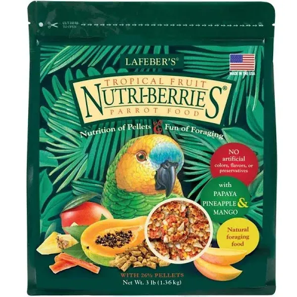 Lafeber Tropical Fruit Nutri-Berries Food