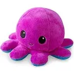 Reversible Octopus Plush Purple & Blue