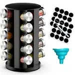 Rotating Spice Rack Organizer w/20 Jar, Seasoning Organizer for Cabinet, Kitchen