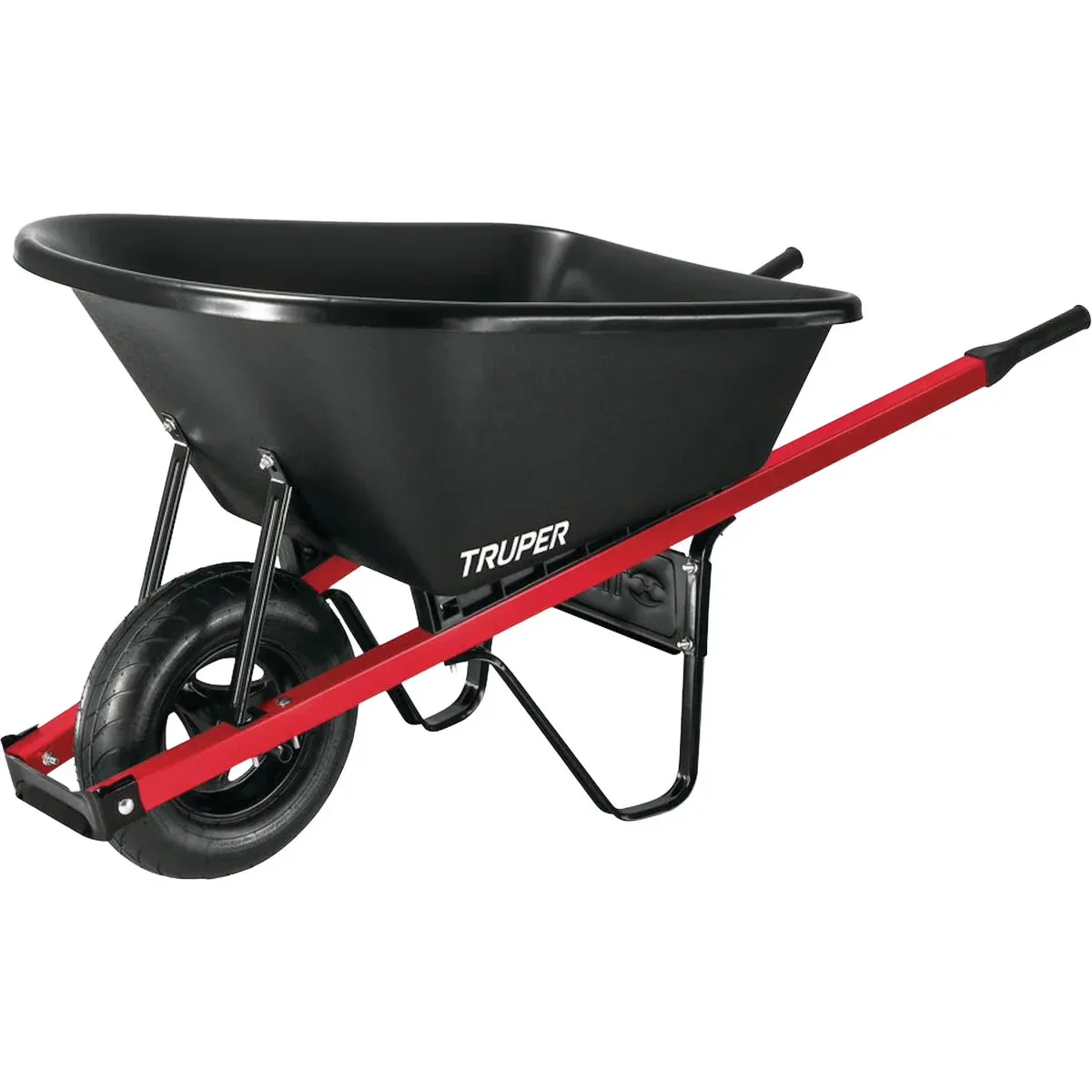 Truper 6 Cubic Feet Poly Wheelbarrow