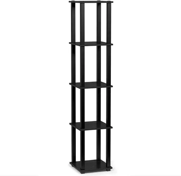 Furinno Turn-N-Tube 5-Tier Corner Square Rack Display Shelf